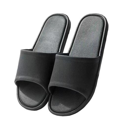 Home slippers men's summer couples home bathroom men's slippers non-slip indoor leakage hotel men's slippers summer