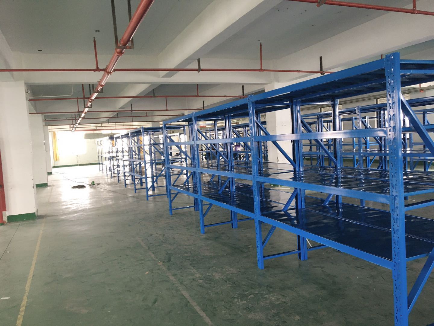 Combinación de estantes Huitong Estante de almacenamiento para el hogar Estante de exhibición de carga Estante de almacén de tamaño mediano multifuncional image 12