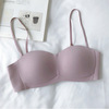 Wireless bra, underwear, glossy bra top, straps, push up bra, Japanese and Korean