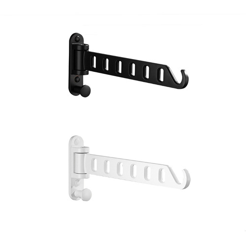 Punch-free aluminum clothes drying rack for home balcony indoor bathroom folding invisible cooling clothes rack wall-mounted telescopic clothes drying rod