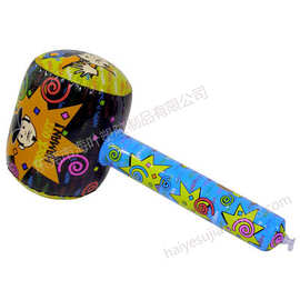 工厂直销环保PVC儿童互动充气锤 卡通棒子玩具塑料礼物锤子生产