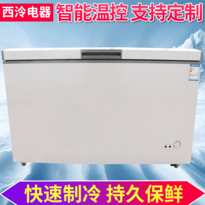 中航天商用臥式冷凍速凍冰櫃 單溫單頂開門冷藏冷凍轉換家用冷櫃