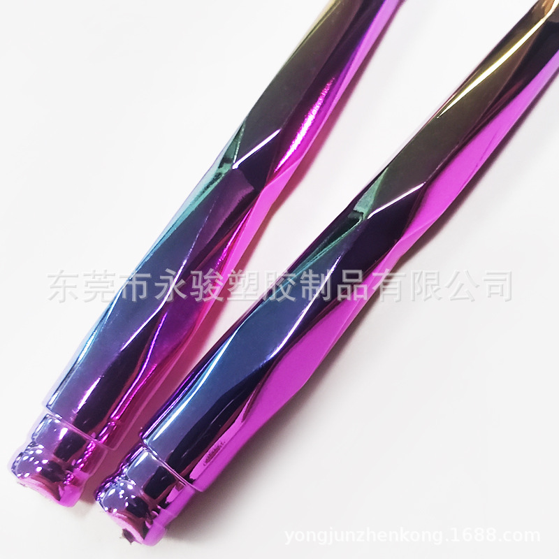 塑料电镀加工 环保uv真空镀膜 幻彩三色渐变工艺 塑胶电镀厂家