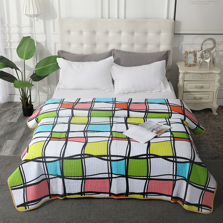 厂商直销全棉水洗床盖（夏被）