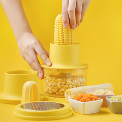 Household Corn Peeler and Dehusker Multifunctional Corn Sheller Practical Creative Kitchen Gadget Kitchen Tool Wholesale