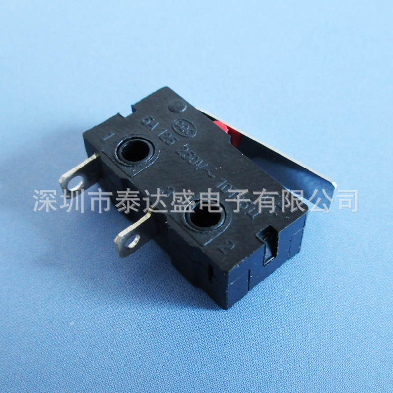 信号控制开关 小家电给信号开关 按下通电两脚小微动开关KW12-B-1