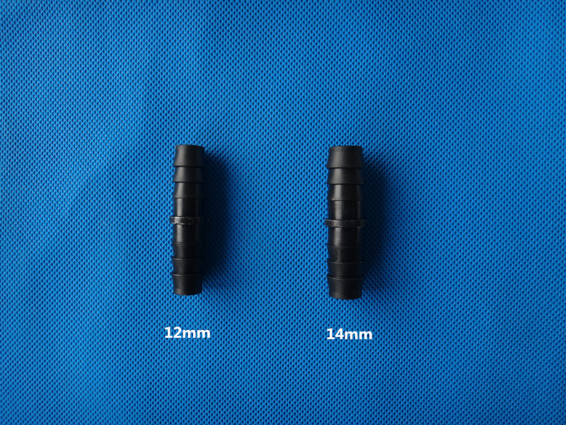 12mm等径直通 软管直通接头 胶管接头 14mm塑料直通宝塔 宝塔直通