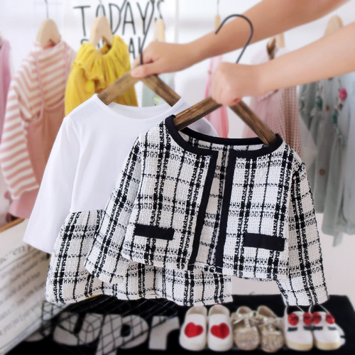 Ladycat Young Xiang Korean Style Set Trendy Children's Blazer Dress Two-Piece Set 2020 New Baby Autumn Clothing