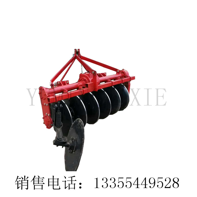 1LYQ-822圆梁驱动圆盘犁 70-90马力四轮拖拉机带 方梁单传双传
