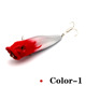 Small Popper Fishing Lures 40mm 2.3g Hard Plastic Baits Fresh Water Bass Swimbait Tackle Gear