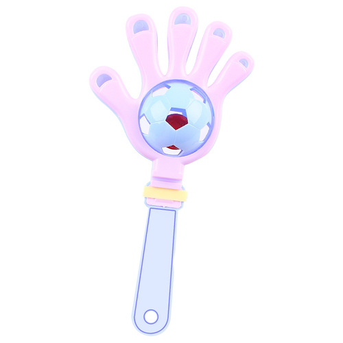 Children's early education enlightenment musical instrument, parent-child hand clapping football rattle, fun pushing small gifts, interactive small toys