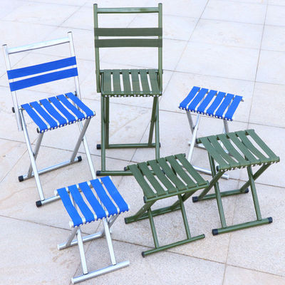 马扎子便携式折叠钓鱼凳家用户外火车成人地摊靠背椅子儿童凳批发