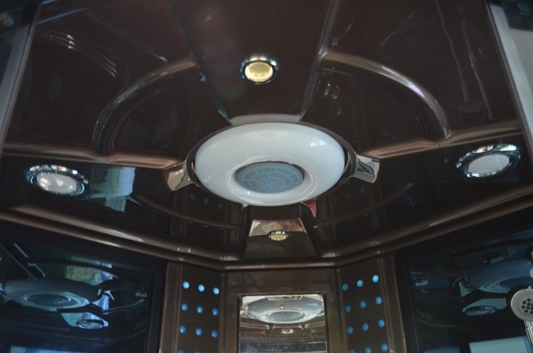 Sala de vapor de café ducha de vapor húmeda sala de baño integrada 1,5/1,65 M sala de vapor con bañera de surf