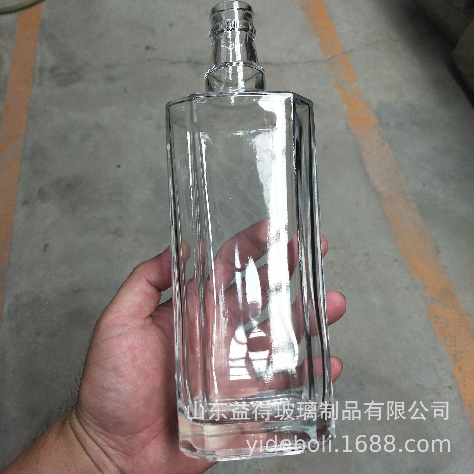 1斤装白酒瓶养生空瓶酒瓶500ml玻璃瓶厂家定做免费开摸具