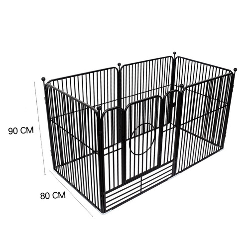 Manufacturer all-around pet fence kennel pet barrier small medium large pet fence square tube dog fence