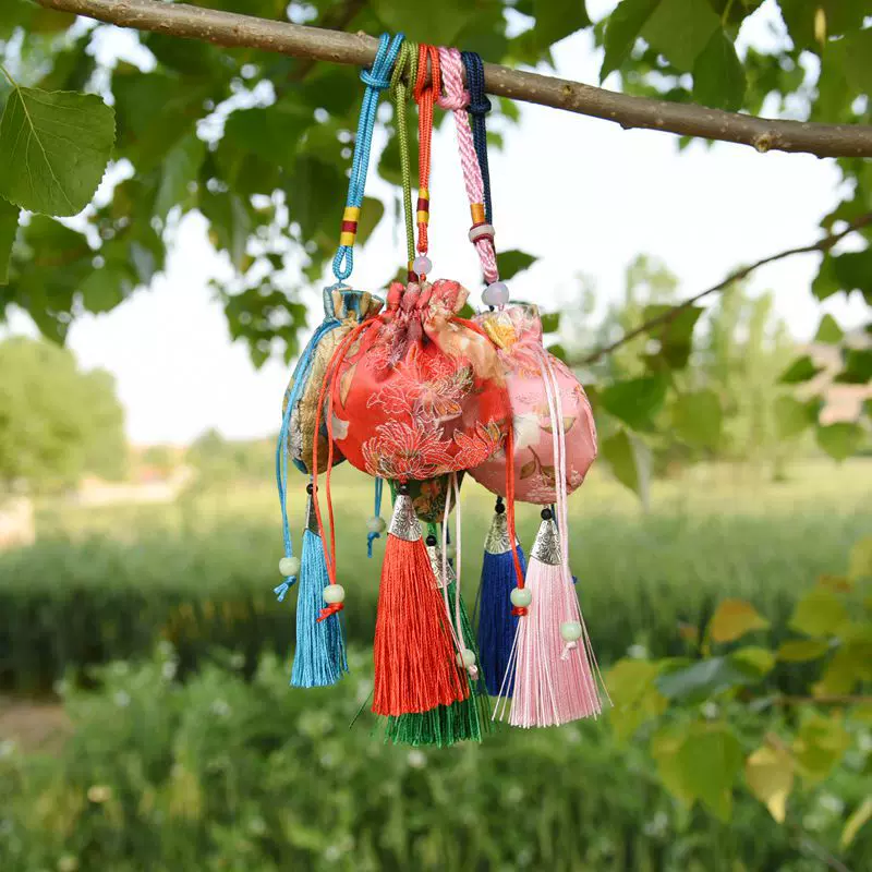 加工定制中药香包 艾叶香包 端午香包