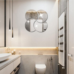 外貿亞克力鏡面牆貼 家居臥室浴室裝飾 鏡子貼平面創意DIY鏡貼