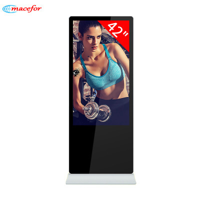 43英寸立式广告机落地式查询厂家直销高清安卓wifi网络一体机