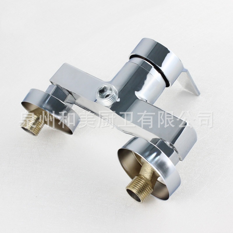Concealed shower faucet, hot and cold water mixing valve, special faucet for bathroom shower bathtub, copper IELTS, shower downward full figure
