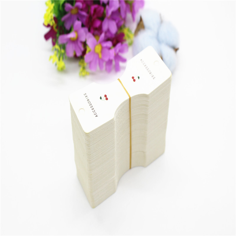 儿童发饰印花纸质卡片发夹饰品包装材料吊卡皮筋diy发饰配件