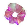 New LED bright glittering Ding Ding large intestine circle hair ring fashion cute women's bouquet movement hair rope