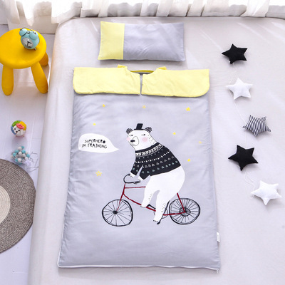 嬰兒用品 秋冬新品爆款純棉抱被寶寶加厚新生兒卡通嬰兒睡袋