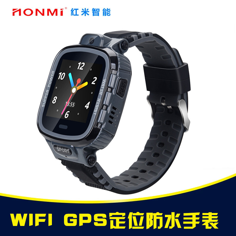跨境新款TD26儿童智能手表GPS定位手表脱落报警深度防水电话手表