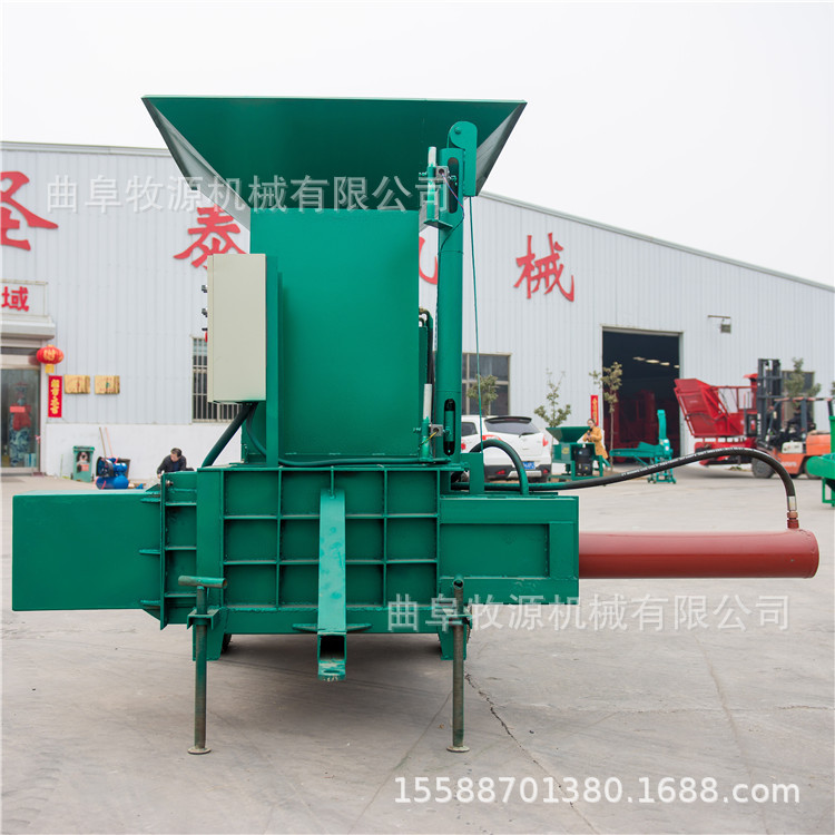寻甸区方捆打包机 卧式双缸秸秆压块机厂家 青饲料秸秆套袋打包机
