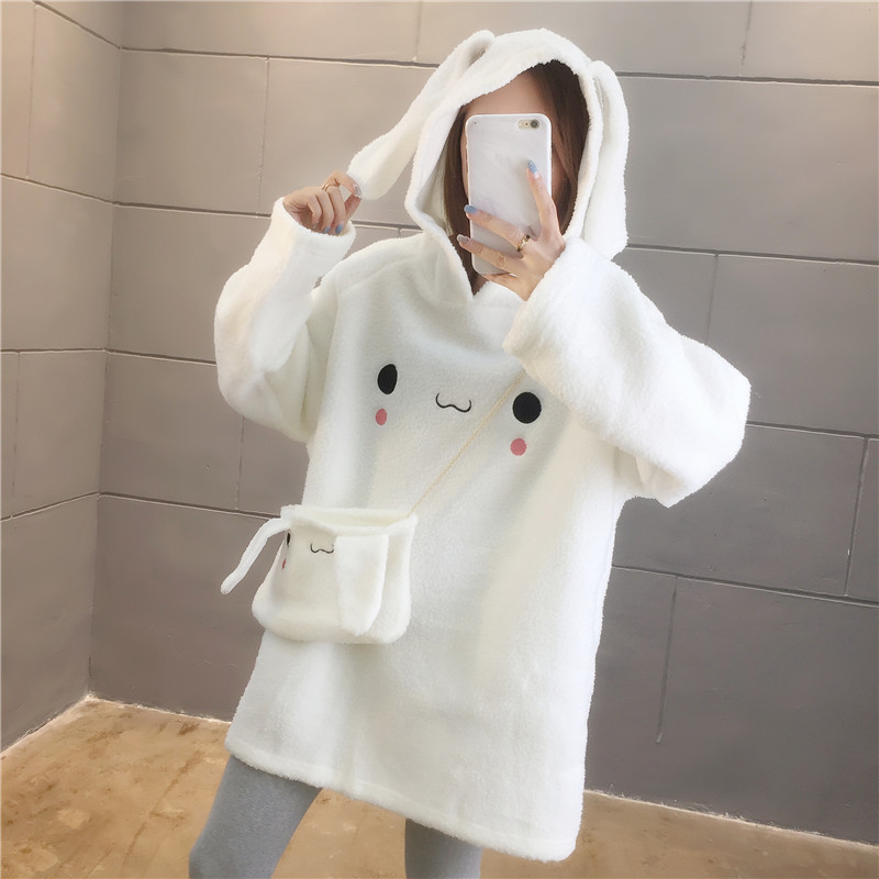 Sudadera con Orejas de Conejo