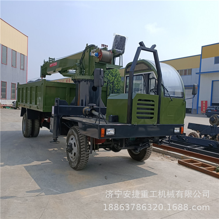 大型轮式随车吊 360°旋转四不像随车吊 加长平板轮式起重机