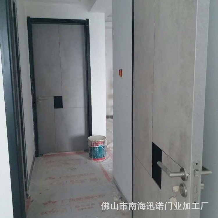 Puerta compuesta simple puerta reforzada puerta interior puerta del dormitorio puerta de la habitación insonorizada puerta de la puerta de ingeniería