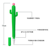 Мультяшная ручка-роллер для фруктов и овощей для школьников, кактус, оптовые продажи