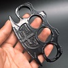 Constanting Twitter Twitter Boxing Finger Tiger Martial Arts Hand -buckled four -finger ring special enhanced version of the rope four finger ring