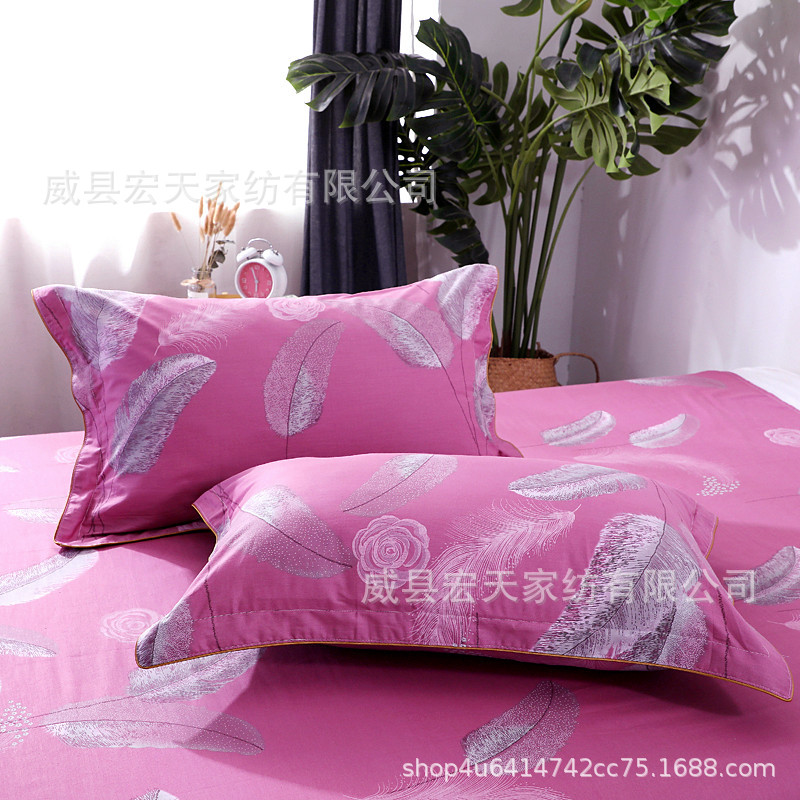 棉枕套枕头套加厚单人枕套枕芯套48x74cm厂家批发|ru