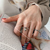 Tide, retro cute ring, silver 925 sample, Japanese and Korean, internet celebrity