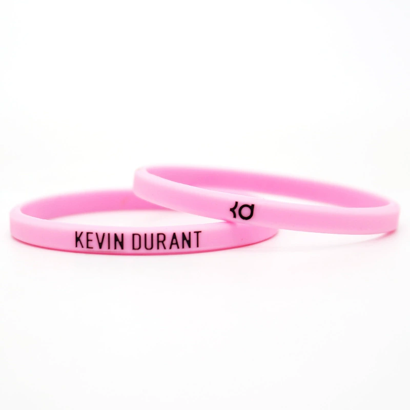 Кремённая резиновая браслет с надписью NBA Net Team Star No. 7 Durant Signature Signature Circle 6mm Small Sports Luminous Silicon Silicon wristband