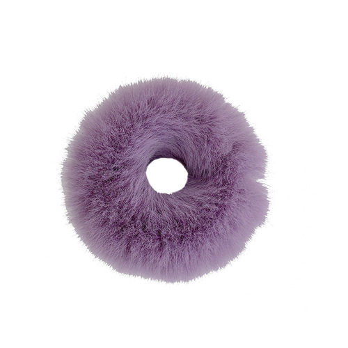 Korean version of autumn and winter plush large intestine hair band new imitation rabbit hair headband for women with ponytail hair rope headwear 2 yuan store supply