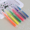 Straight liquid marking Luminous pen Students with colored rough scratches on the key pale color label pen candy color DIY handbook pen