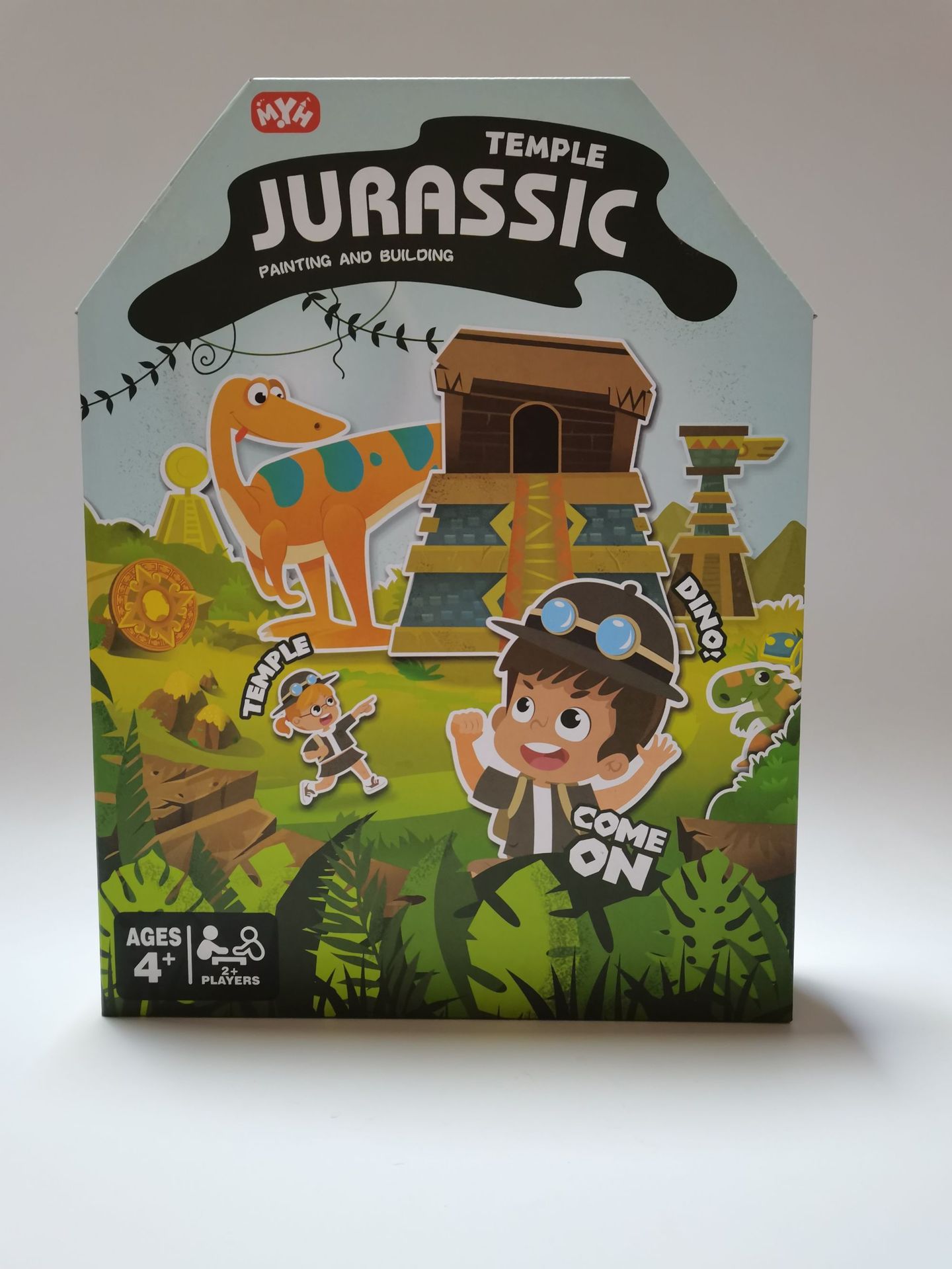 originality children Puzzle dinosaur Temple Underwater World DIY Set up painting Jigsaw puzzle Parenting interaction Toys