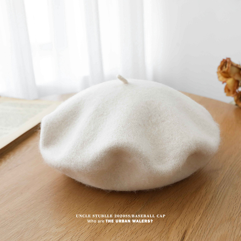 Unisex Wool beret woman retro autumn-winter everything breathable artist hat summer thin hipster woman_voghion.com