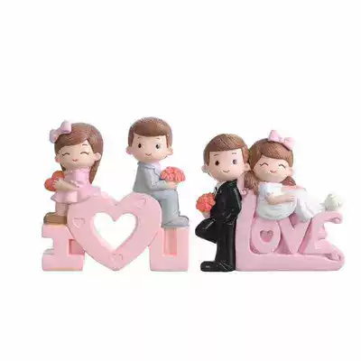 Valentine's Day Couple Ornaments | Car ornaments