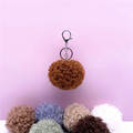 Chaveiro Fur Ball Curly Cute Bag Pingente Carro Plush Chaveiro Criativo Presente Acessórios Pingente 11