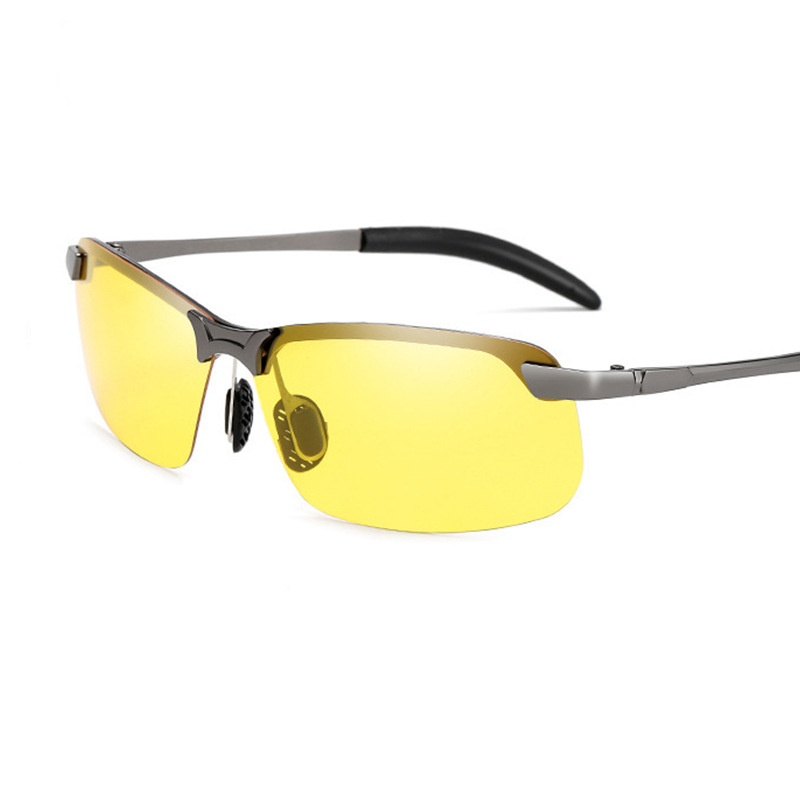 Smart Photosensitive Polarized Photochromic Sunglasses 3043 Men's Night Vision Sunglasses Outdoor Riding Day And Night Sunglasses