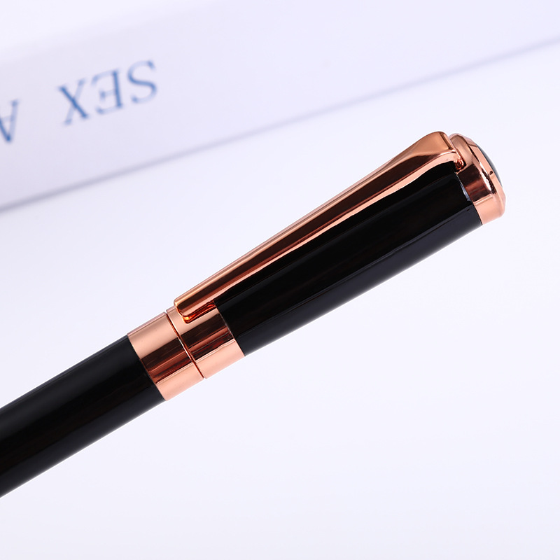 Suministro directo de fábrica pluma de firma de metal bolígrafo de negocios personalizados pluma de regalo de publicidad Logotipo de impresión de letras personalizadas