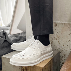 Suit small leather shoes men's business formal casual thick-soled Korean version versatile classic brogue trendy shoes A310-Y