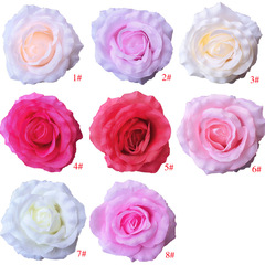 Silk Rose Flower Head Artificial Flower Wedding Decor Background Photography Decor Flower Aisle Guide Flower Home Decor Wall Accessories