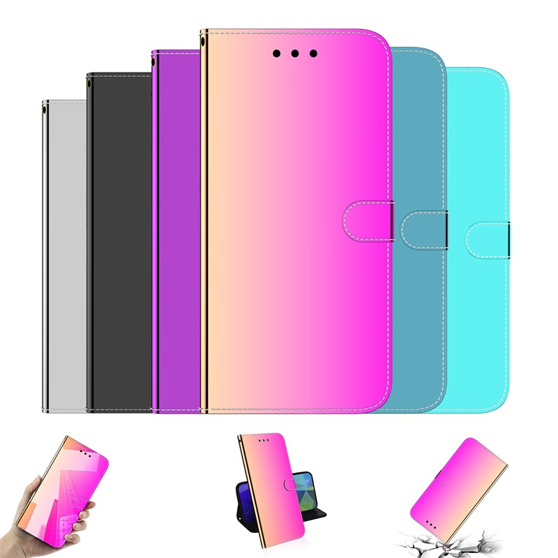 Adecuado para iPhone 15 Apple 14 imitación espejo teléfono cuero Samsung S23 funda protectora brillante, Google_voghion.com