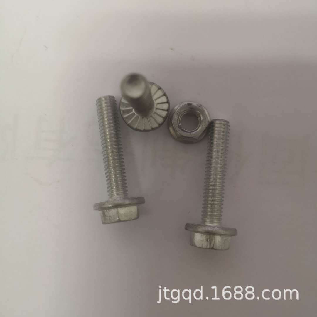 螺丝厂家现货供应优质M5-M16汽车法兰螺栓 法兰面螺栓按公斤销售