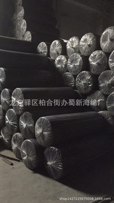 厂家直销黑色EVA卷材1MM高回弹EVA卷材海绵泡沫/密封EVA卷材