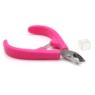 现货批发指甲剪8712钳头死皮剪甲沟钳塑料死皮钳美容钳修甲工具剪|ms